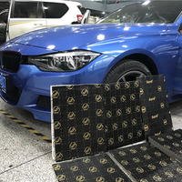 和低频噪音说不 宝马320汽车隔音改装俄罗斯StP