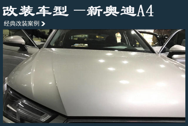 新奥迪A4汽车音响改装丹麦丹拿 272—南京音乐人生汽车音响改装店